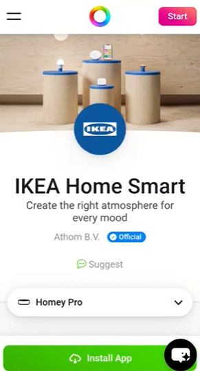 Homey Pro IKEA Smart Home